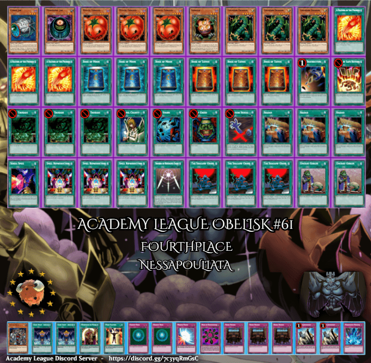 obelisk 61 top 8 list nessa orig